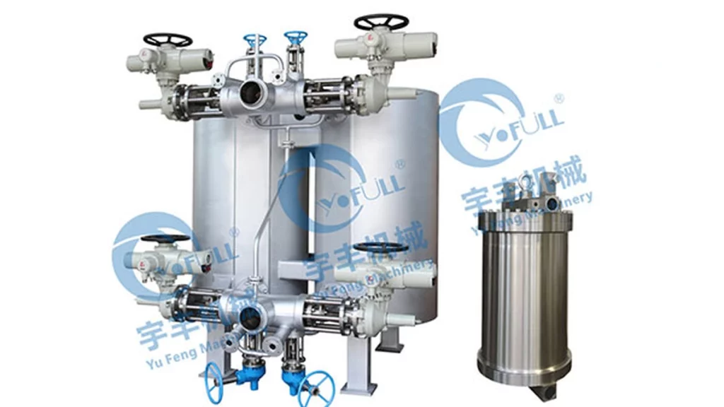 Pre-polymerization candle melt filter for a polymer line